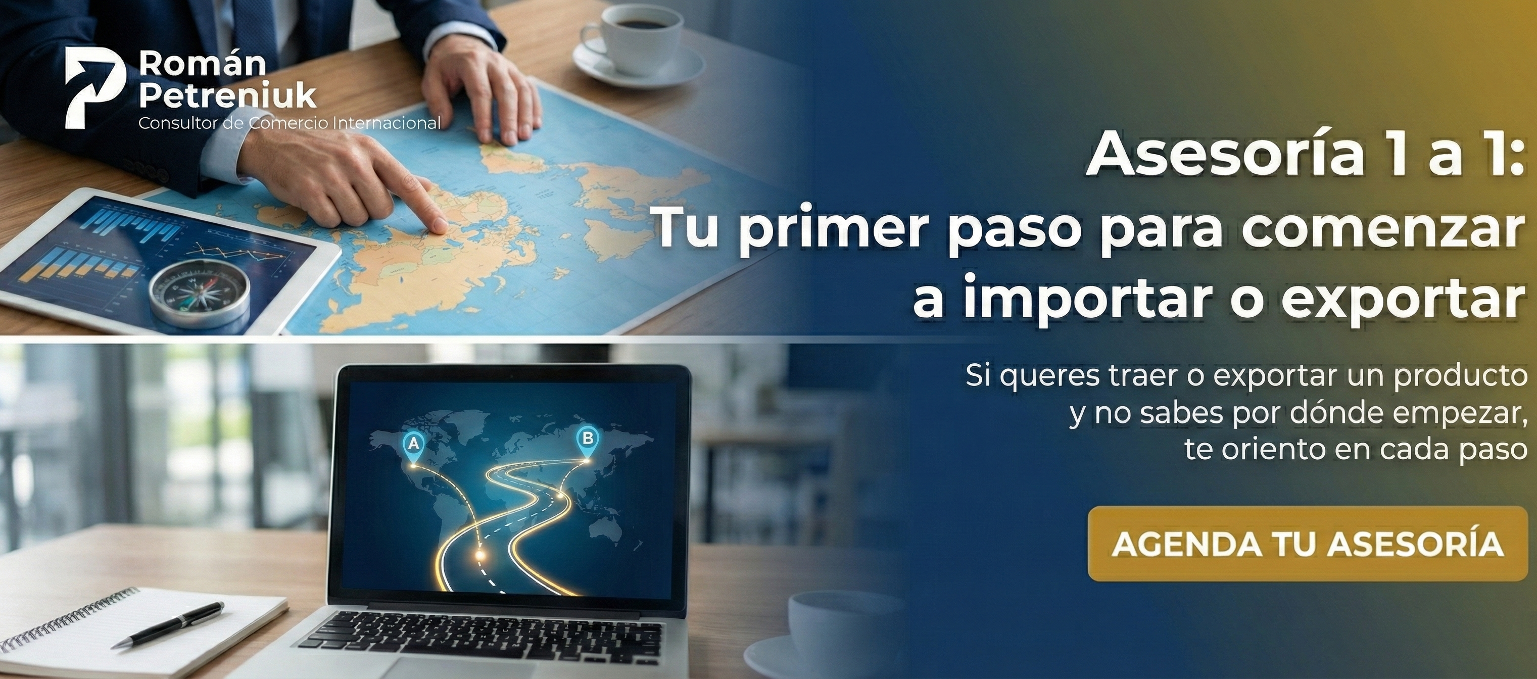 Asesoría personalizada para importar o exportar - Roman Petreniuk